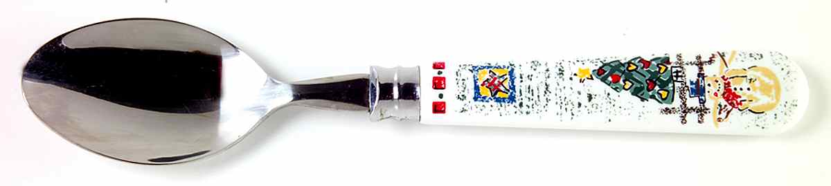 Snowman Place/Oval Soup Spoon by Gibson Designs-1