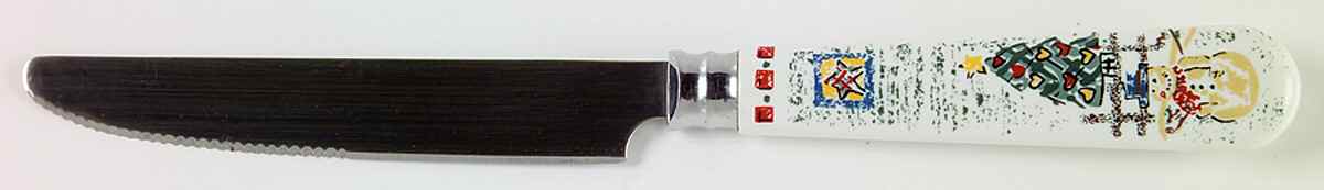 Snowman Small Dinner Knife by Gibson Designs-1