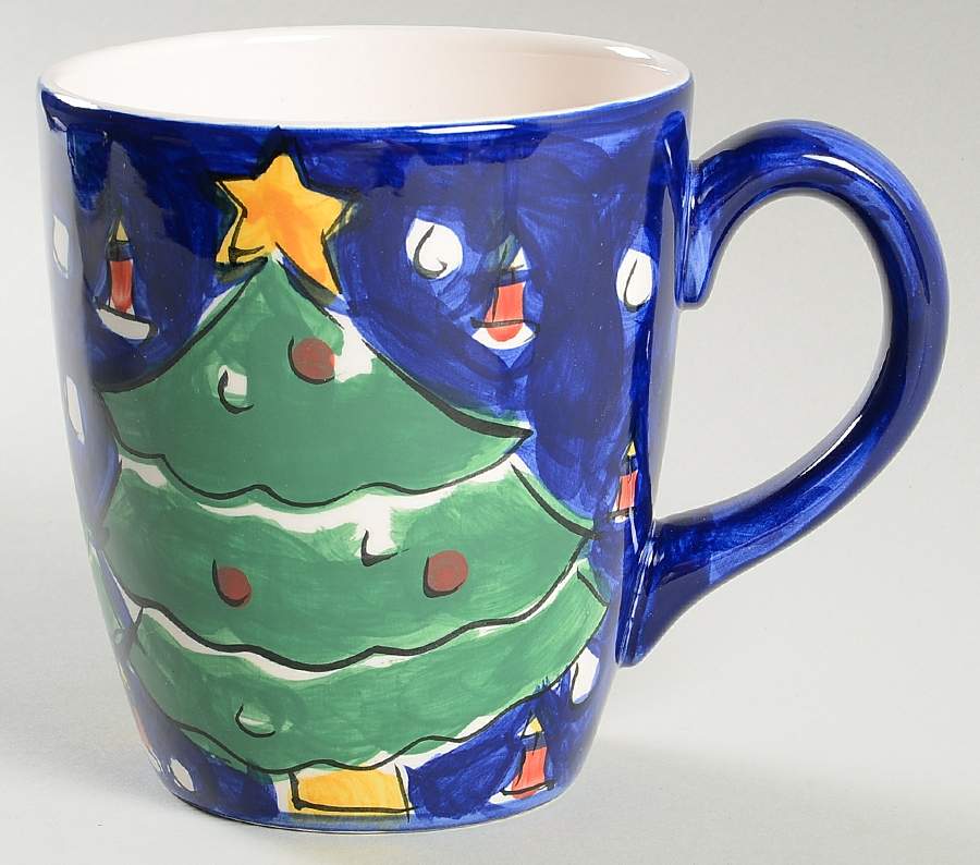 Festive Blue Tree Mug by Gibson Designs-1