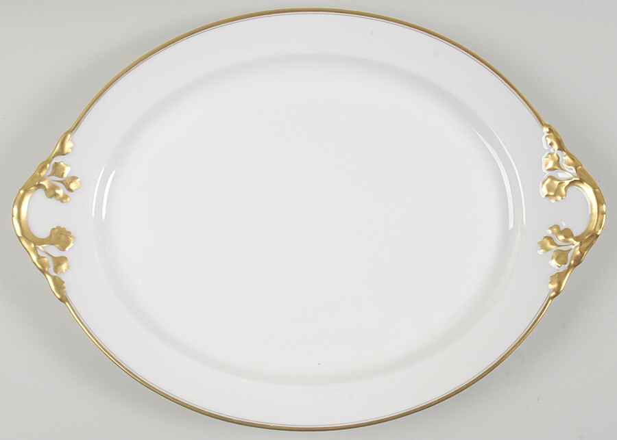 GUE274 16" Oval Serving Platter by WM Guerin-1