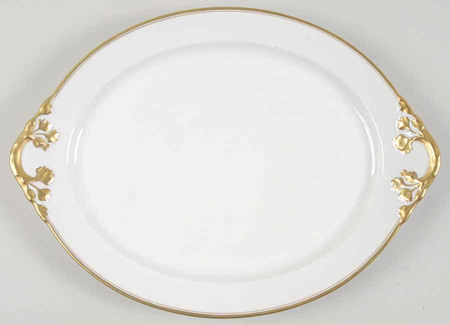GUE274 13" Oval Serving Platter by WM Guerin-1