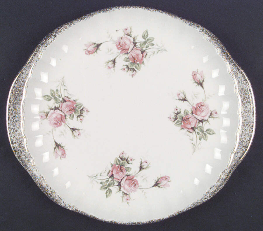 GEO209 Handled Cake Plate by WS George-1