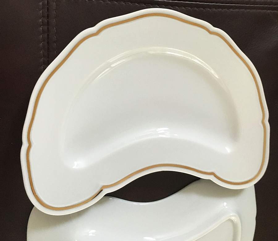 GIN74 Crescent Salad Plate by Ginori 1735-1