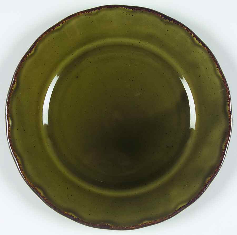 Colonial Classic Moss Green Salad Plate by Grindley-1