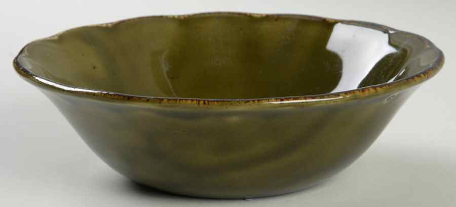 Colonial Classic Moss Green Coupe Cereal Bowl by Grindley-1