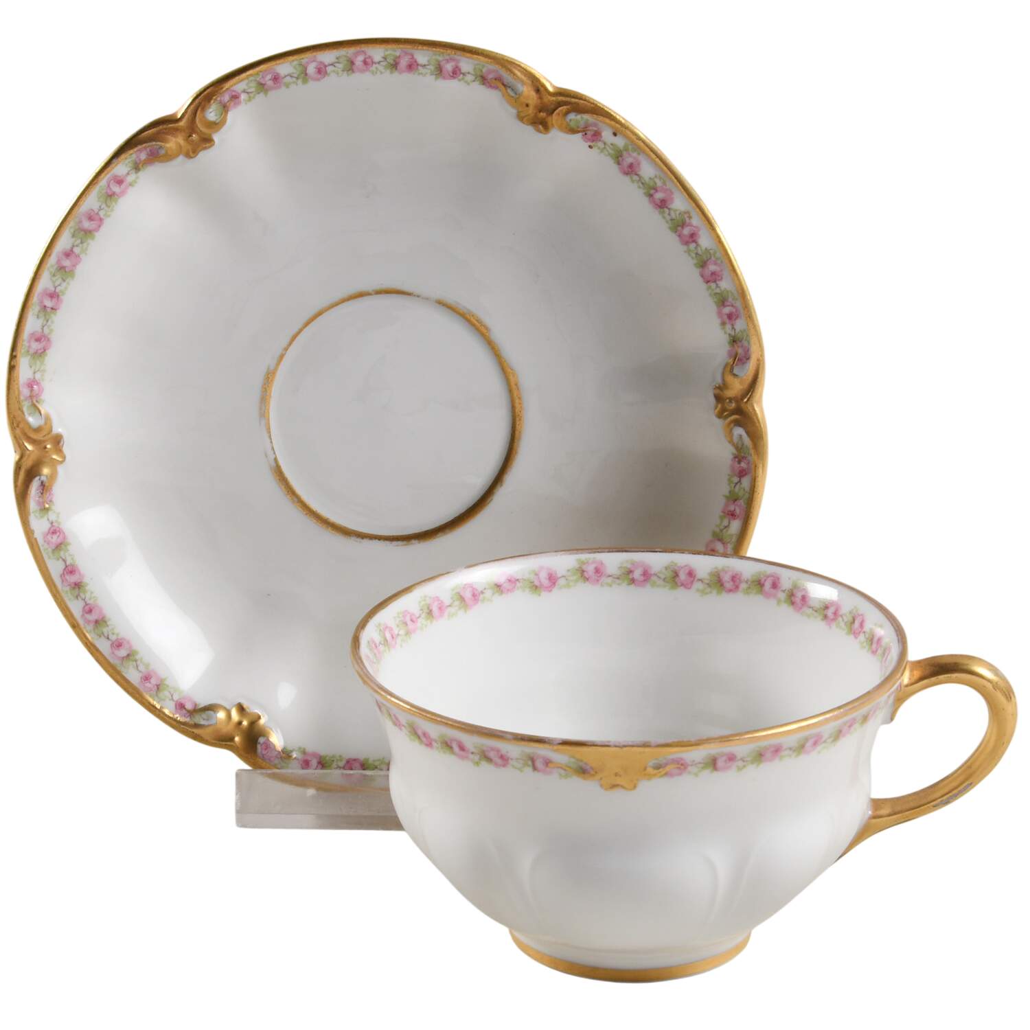 GDA124 Flat Cup & Saucer Set by Gerard, Dufraisseix & Abbot-1