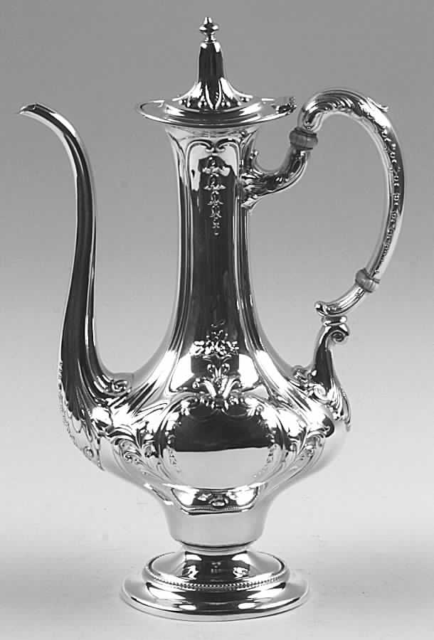 A4221 (Sterling, Hollowware) Mini Coffee Pot by Gorham Silver-1