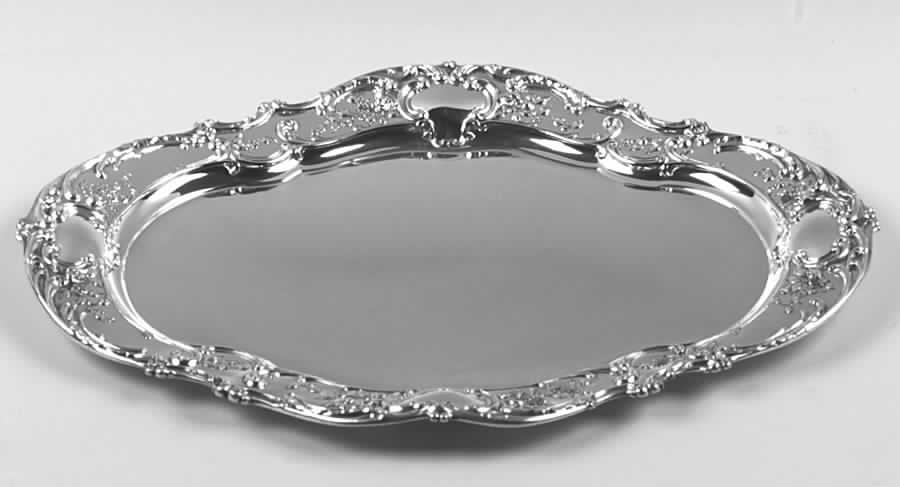 A4221 (Sterling, Hollowware) Sterling Demitasse Tray by Gorham Silver-1