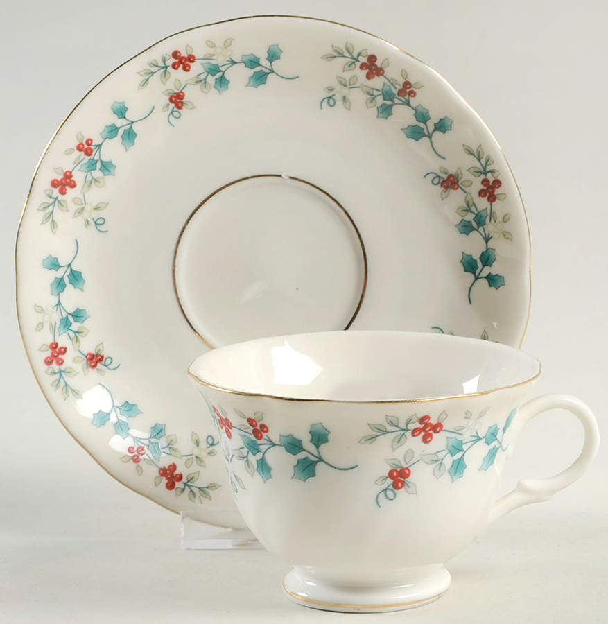 GID35 Footed Cup & Saucer Set by Gibson Designs-1