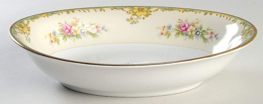 GOC21 9" Oval Vegetable Bowl by Gold China-1