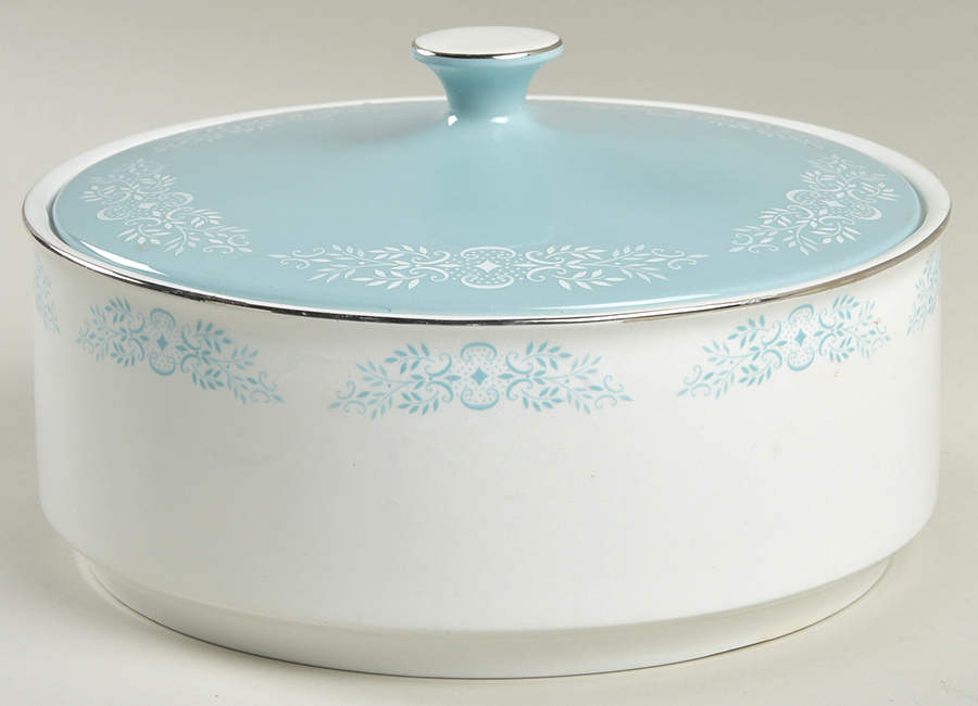 Fleurette Round Covered Vegetable by Grindley-1