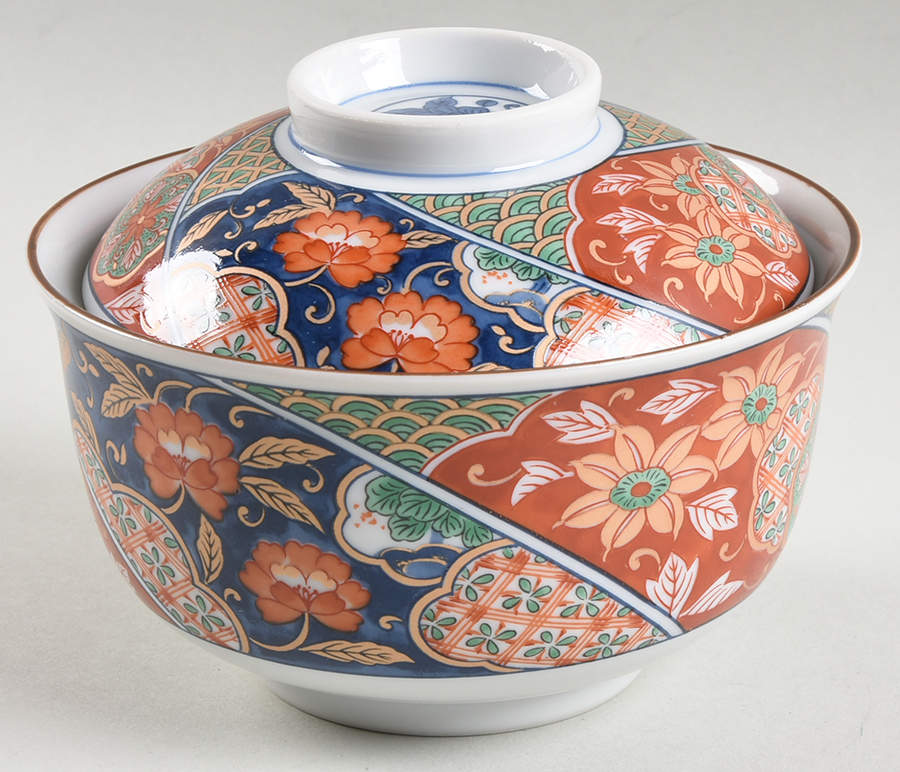 Karakusa Covered Soup Bowl by Gumps-1