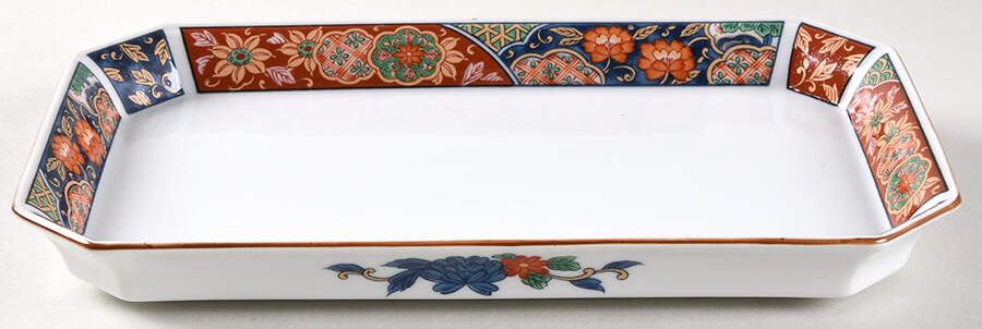 Karakusa 9" Rectangular Tray by Gumps-1