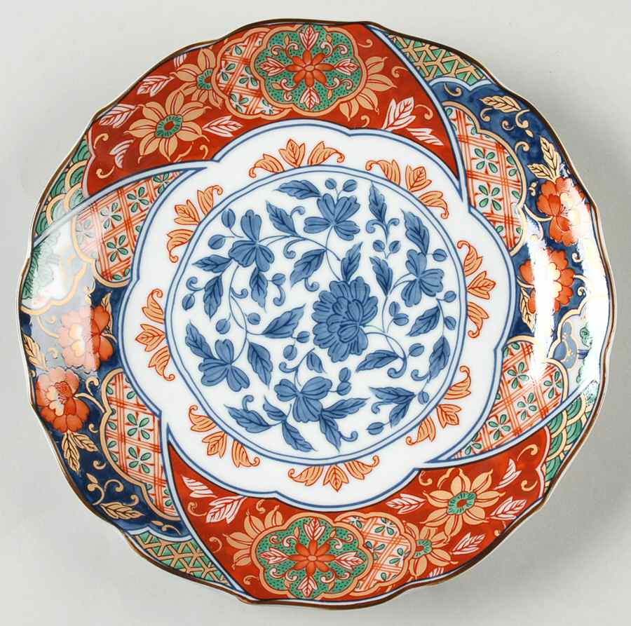 Karakusa Salad Plate by Gumps-1