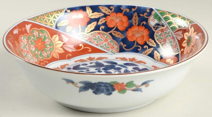Karakusa 8" Round Vegetable Bowl by Gumps-1