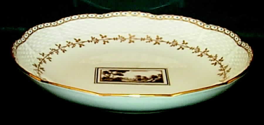 Fiesole (Italian Scene) Sweets Comport by Ginori 1735-1