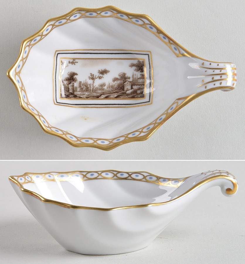Fiesole (Italian Scene) Nut Dish by Ginori 1735-1