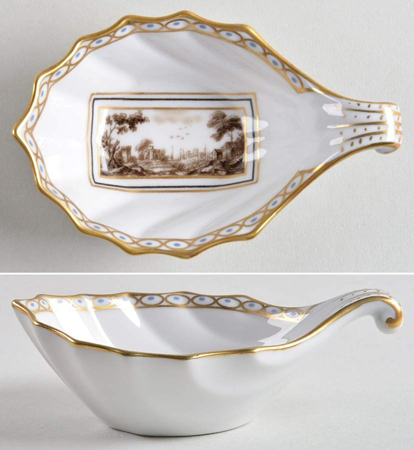 Fiesole (Italian Scene) Nut Dish by Ginori 1735-1