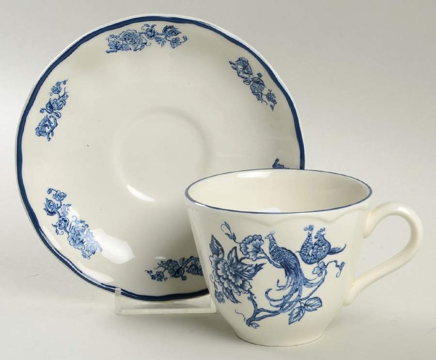 GRI125 Flat Cup & Saucer Set by Grindley-1
