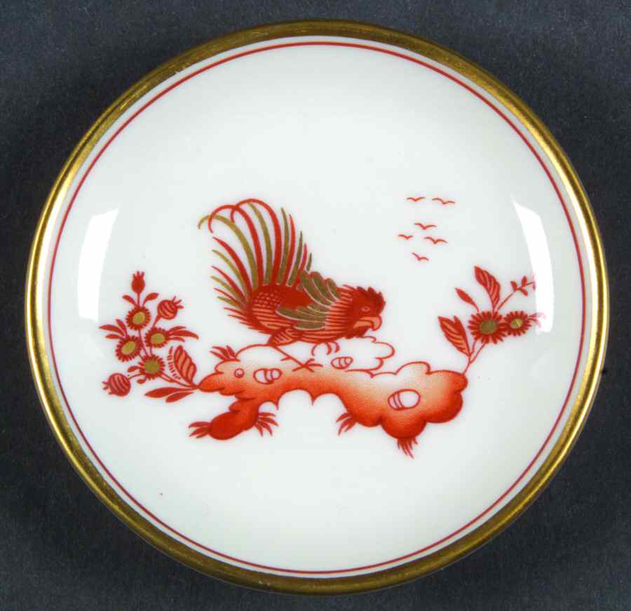 Siena Rust (smooth, Rim) Butter Pat by Ginori 1735-1
