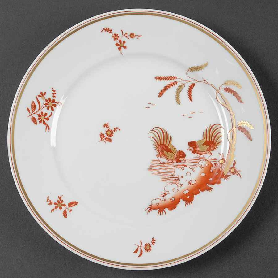 Siena Rust (smooth, Rim) Luncheon Plate by Ginori 1735-1