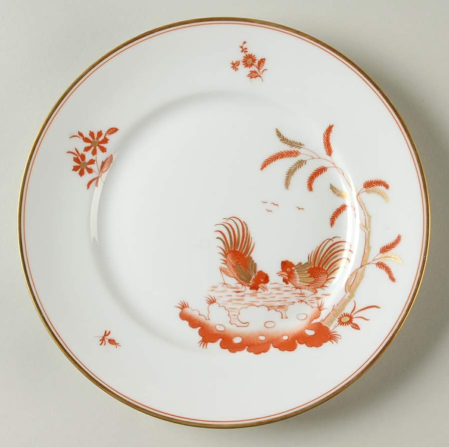 Siena Rust (smooth, Rim) Salad Plate by Ginori 1735-1