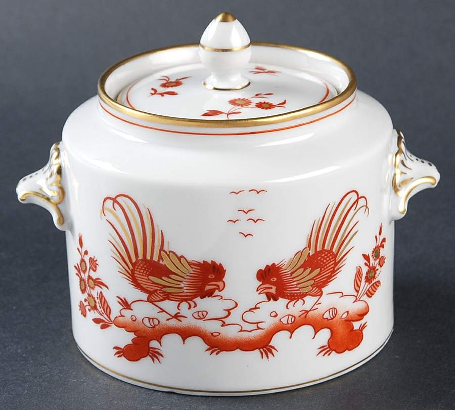 Siena Rust (smooth, Rim) Sugar Bowl & Lid by Ginori 1735-1