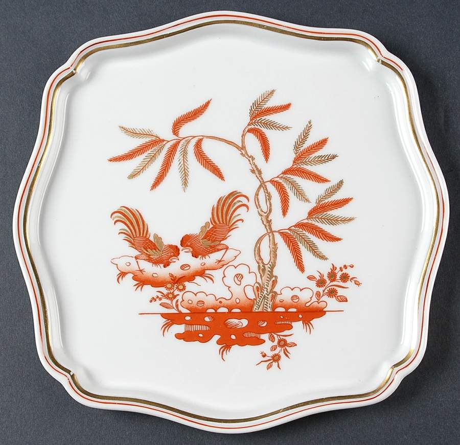 Siena Rust (smooth, Rim) 8" Square Tray by Ginori 1735-1