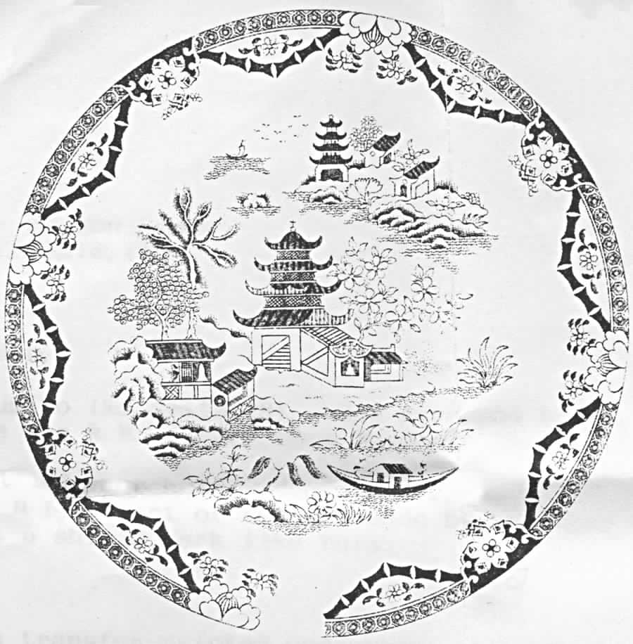 Bamboo Dinner Plate by George Grainger & Co-1