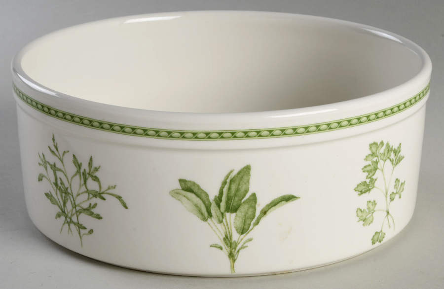 Fresh Herbs 8" Round Baker by Ginori 1735-1
