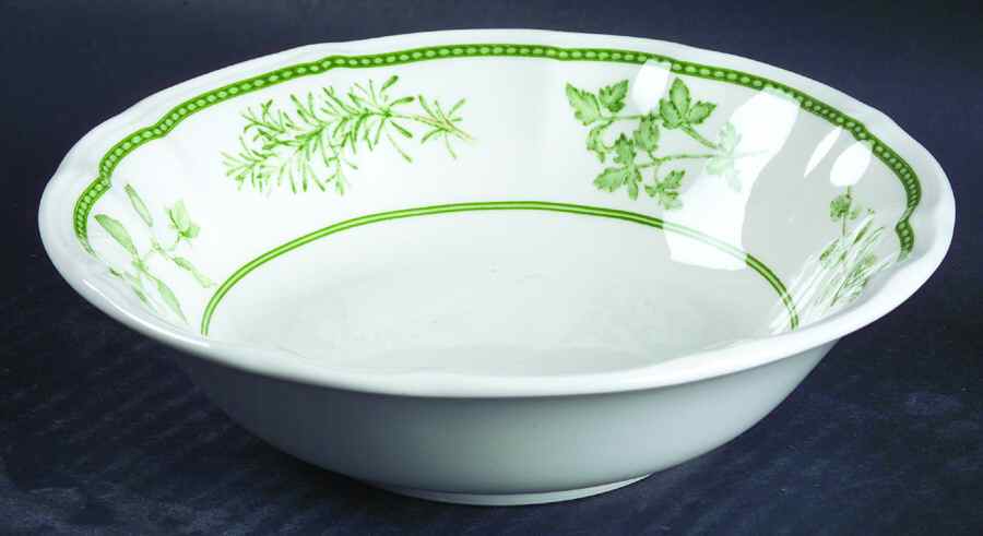 Fresh Herbs Fruit/Dessert (Sauce) Bowl by Ginori 1735-1