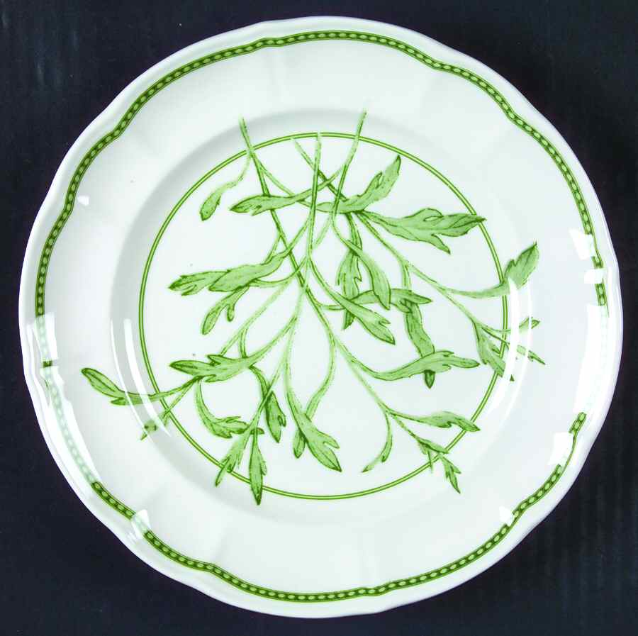 Fresh Herbs Salad Plate by Ginori 1735-1