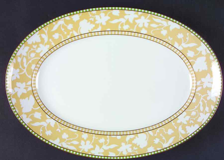 Delhi 15" Oval Serving Platter by Ginori 1735-1