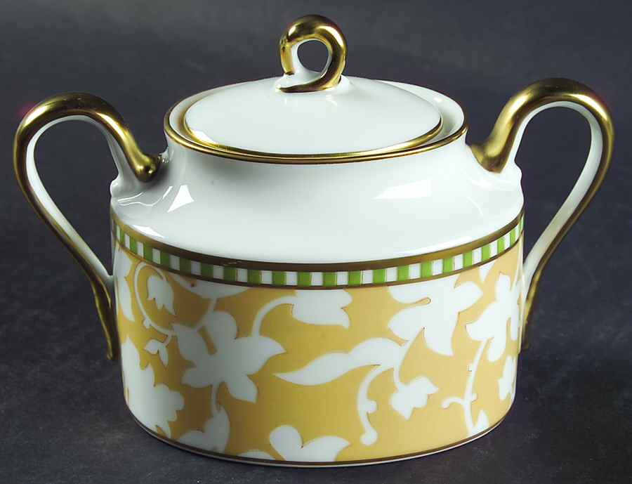 Delhi Sugar Bowl & Lid by Ginori 1735-1