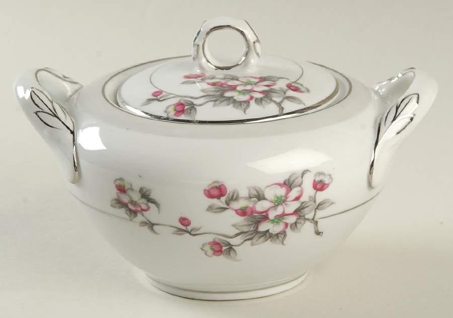 Apple Blossom Sugar Bowl & Lid by Gold Coast-1