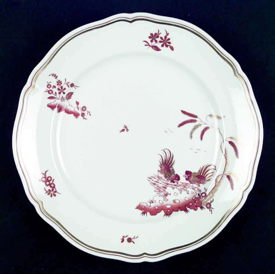 Siena Rust (Scalloped, Antico Doccia) Dinner Plate by Ginori 1735-1