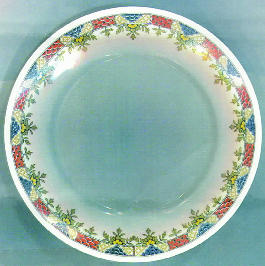 GUE283 Dinner Plate by WM Guerin-1