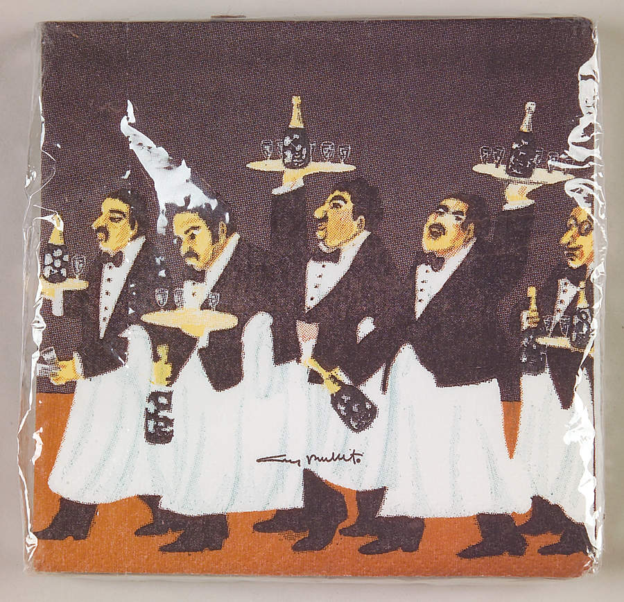Charge of The Bottle Brigade, The Package of Paper Beverage Napkins by Guy Buffet-1