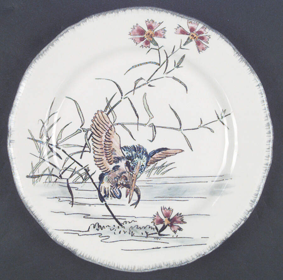 Les Grands Oiseaux Dinner Plate by Faiencerie De Gien-1