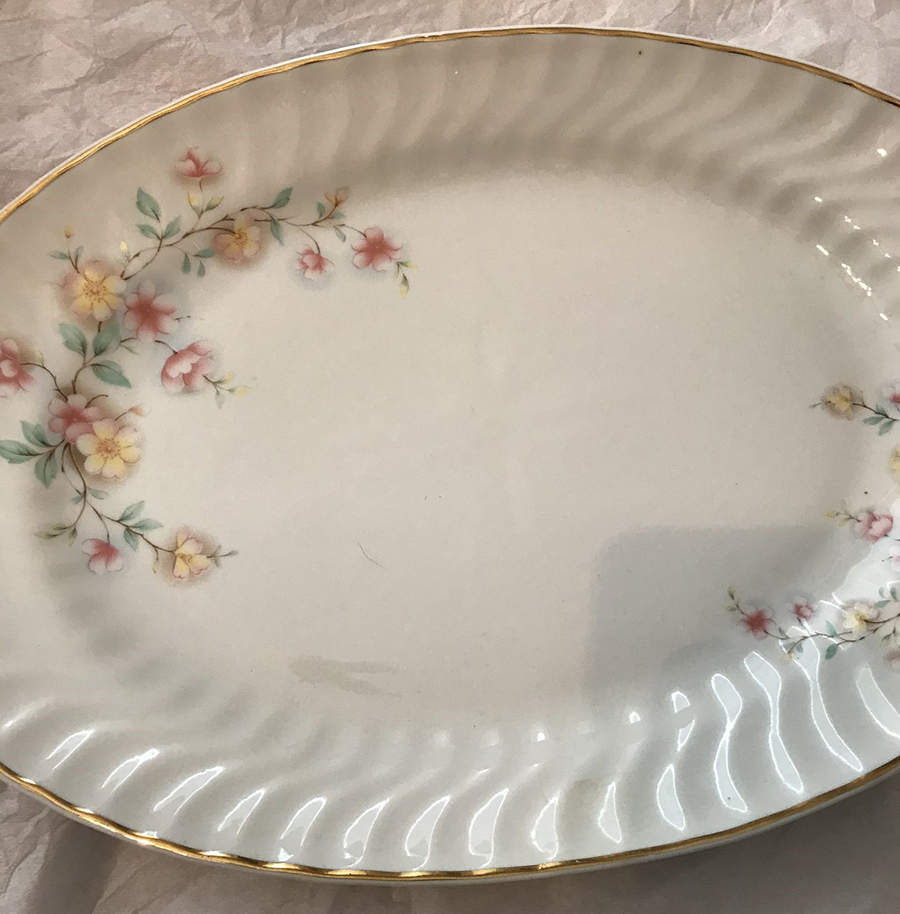 GID36 14" Oval Serving Platter by Gibson Designs-1