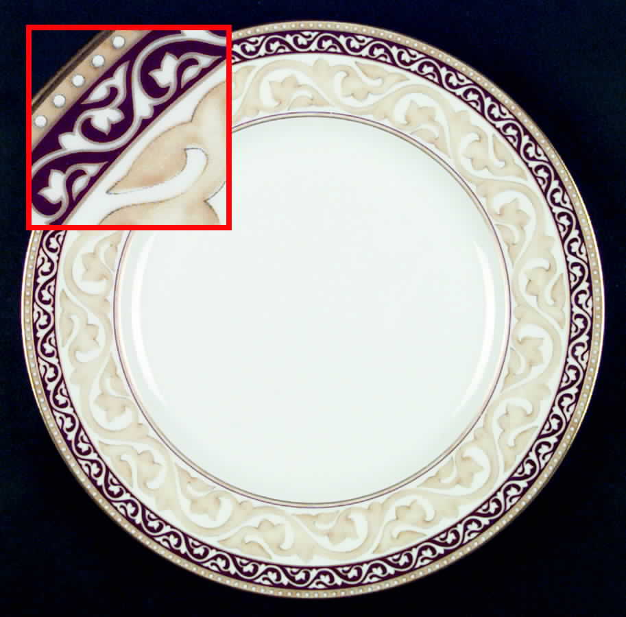Venice Dinner Plate by Ginori 1735-1