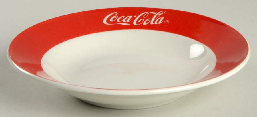 Coca Cola Rim Soup Bowl by Gibson Designs-1