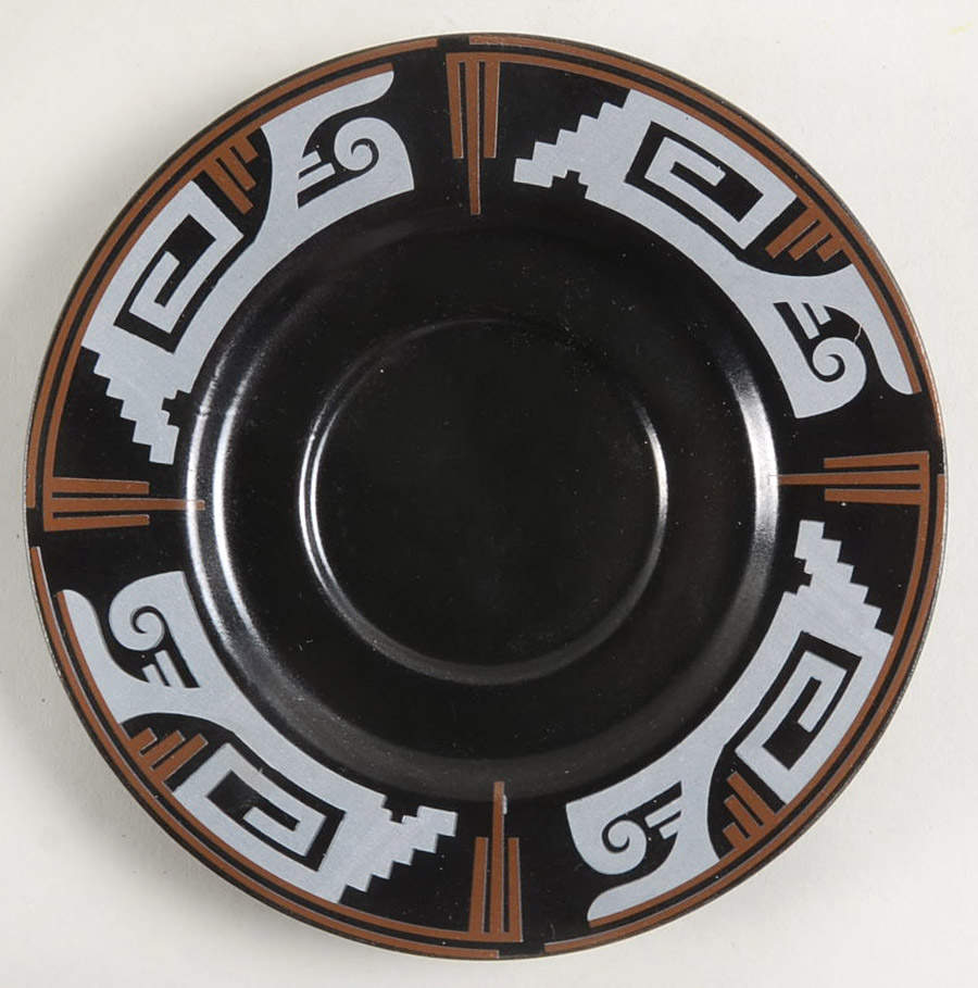 Navajo Nights Saucer for Flat Cup by Gabbay-1
