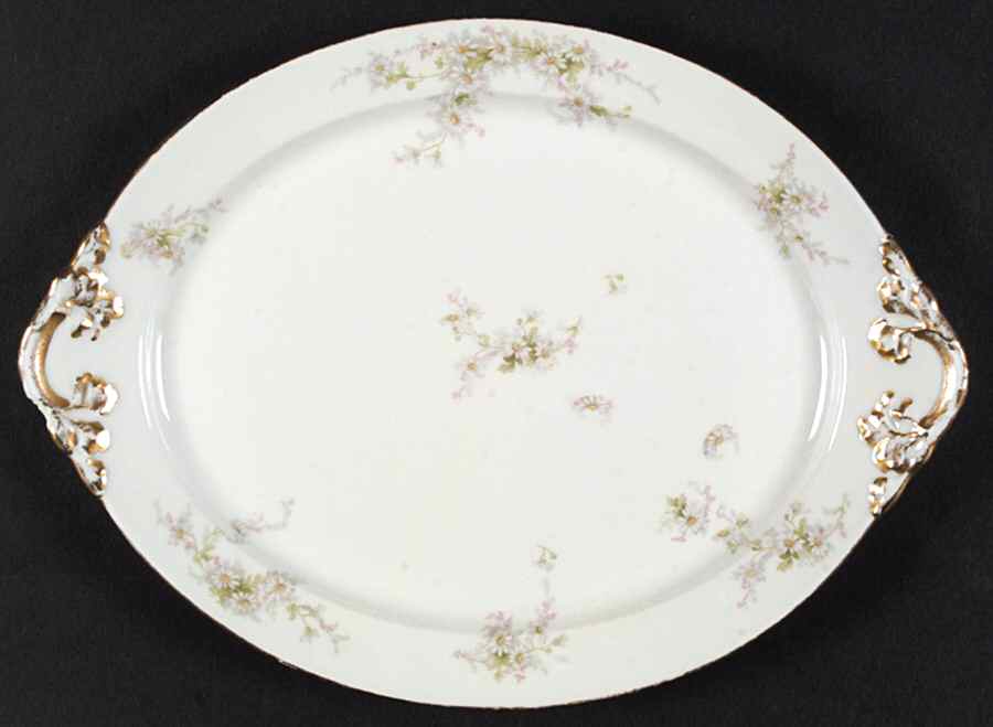 GUE285 14" Oval Serving Platter by WM Guerin-1
