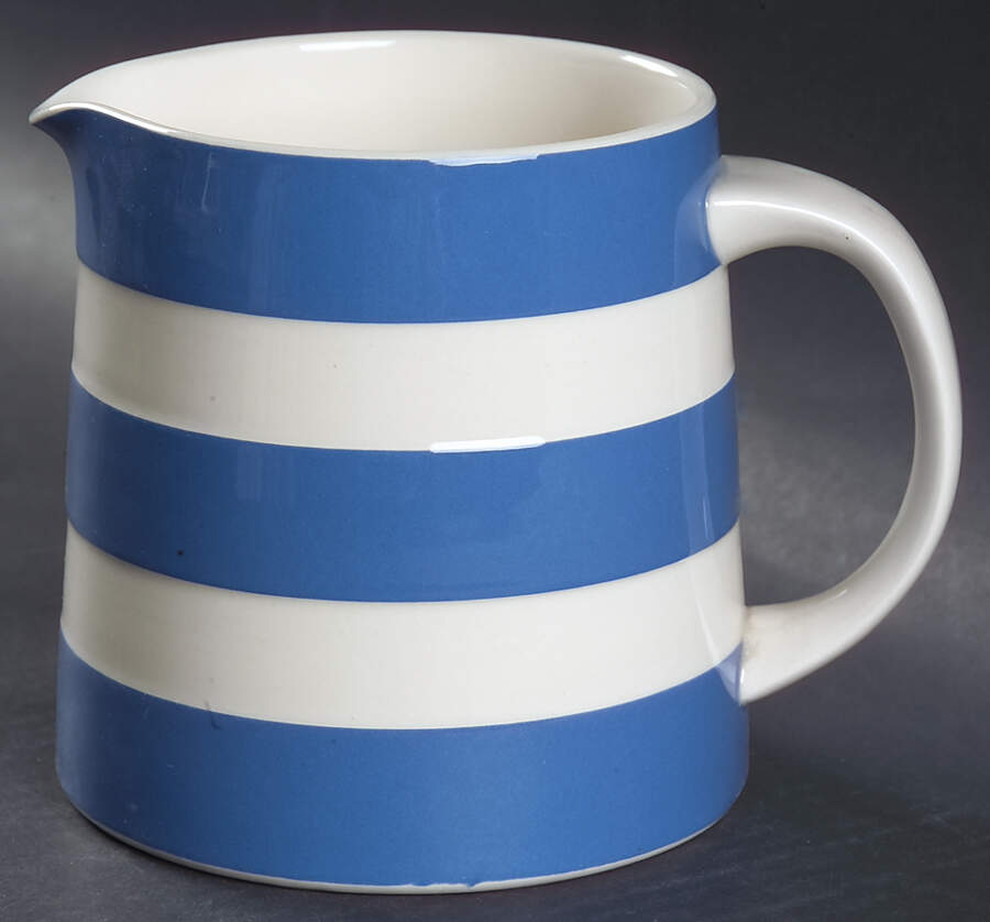 Cornish Blue Cream Cornishware 32 Oz Jug by T G Green (England)-1