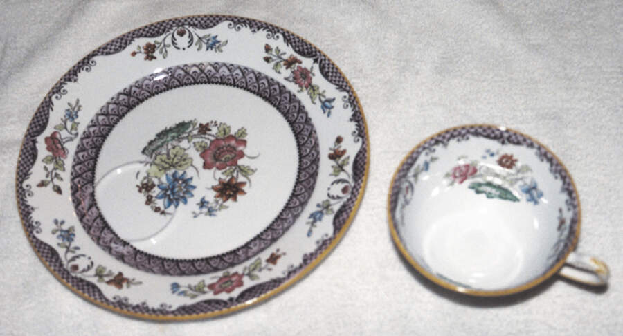 8456 Dessert Plate & Cup Set by Grosvenor-1
