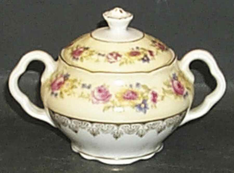 Hostess Mini Sugar Bowl & Lid by Gold Castle-1