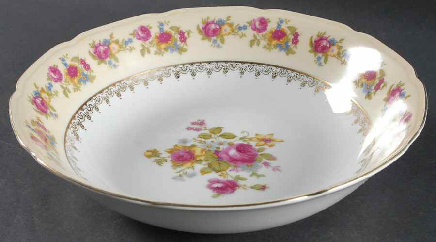Hostess 9" Round Vegetable Bowl by Gold Castle-1