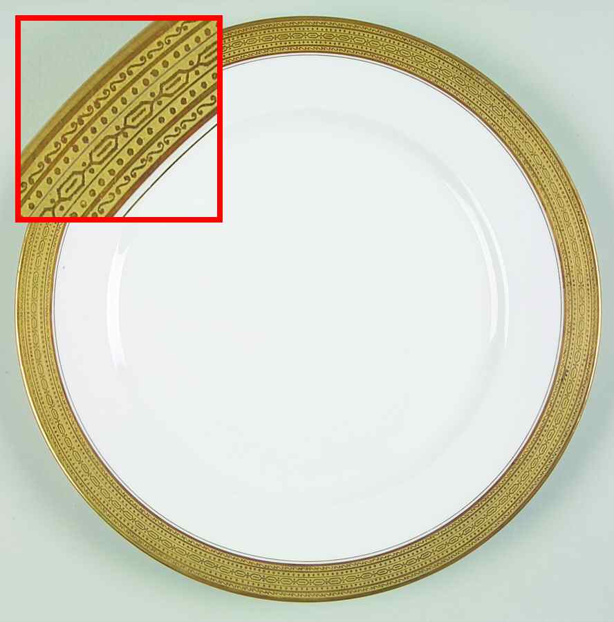 GUE287 Dinner Plate by WM Guerin-1