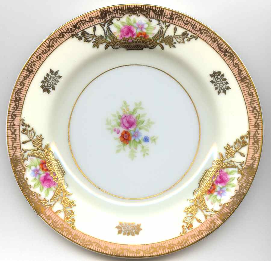 Enchantment Salad Plate by Gold China-1